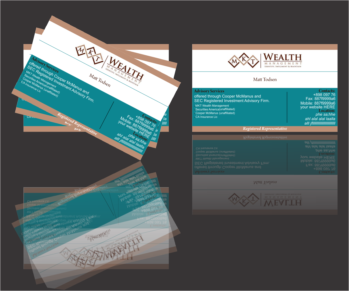 Business Card Design by stevedan for this project | Design #2312977