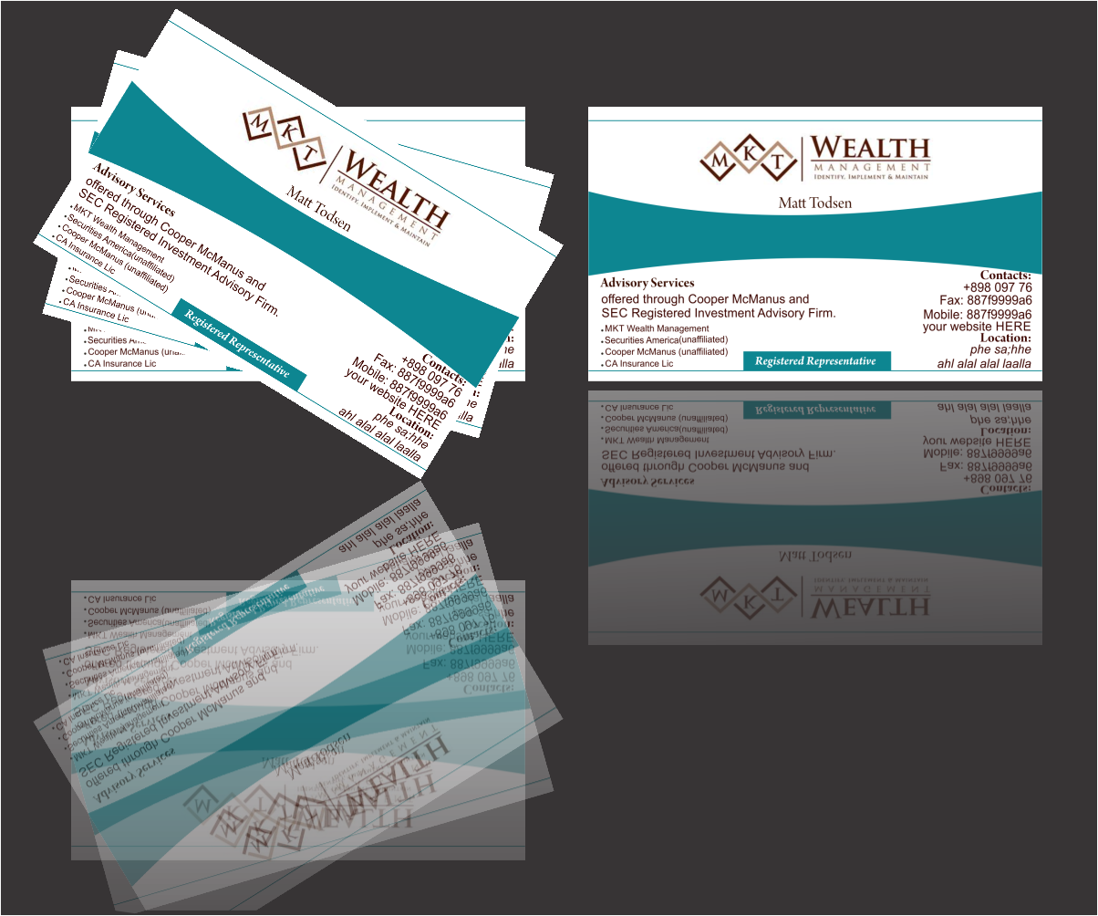 Business Card Design by stevedan for this project | Design #2313051