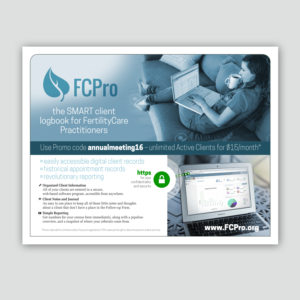 Web app startup flyer for niche market fertility professionals | Flyer Design by see why