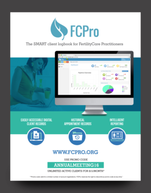 Web app startup flyer for niche market fertility professionals | Diseño de Flyer por rkailas