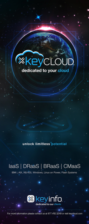 KeyCloud Advertisement for Tradeshow | Advertisement Design by apolgv