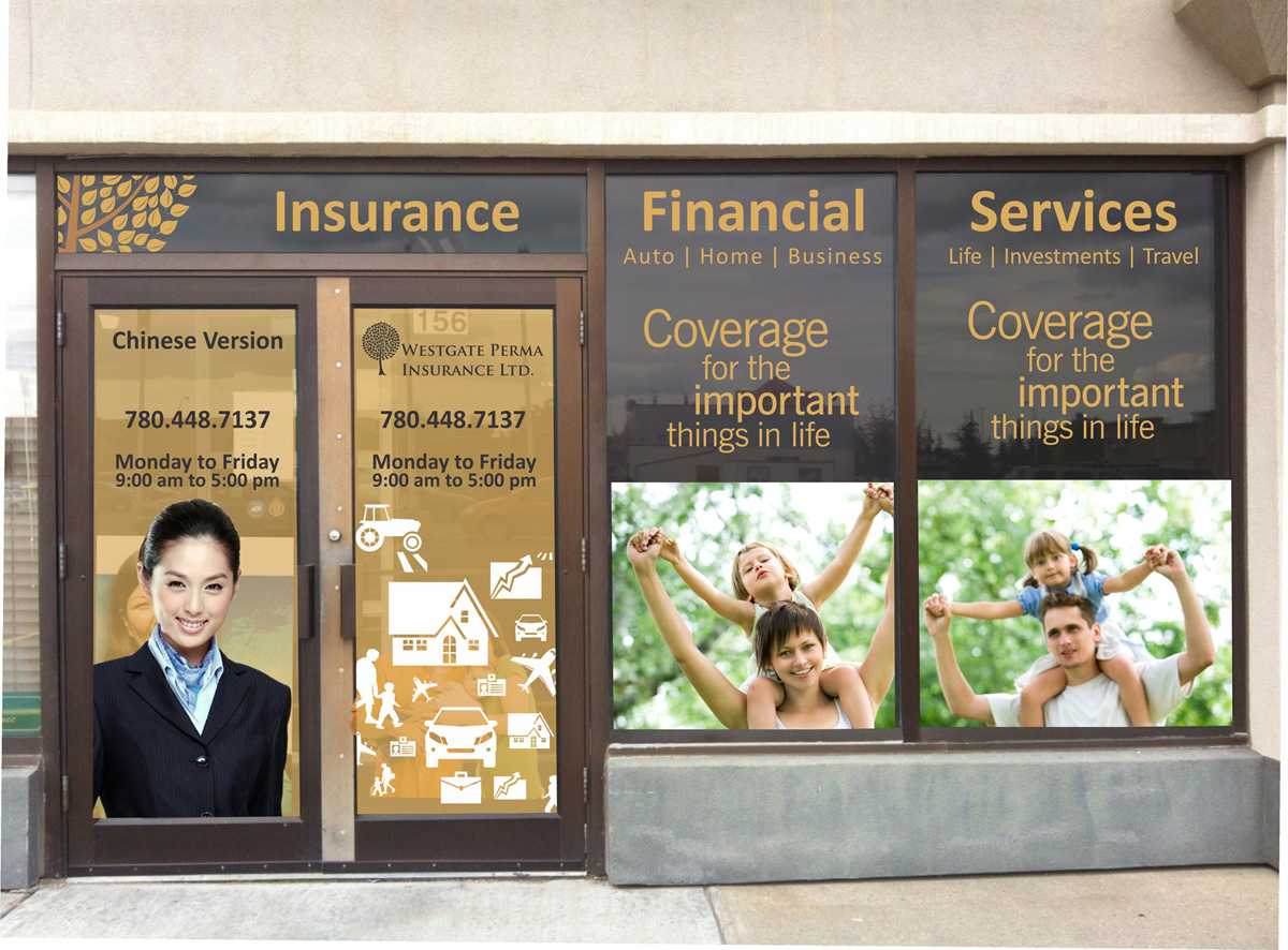Signage Design by Bins for Westgate Perma Insurance ltd. | Design #2320404