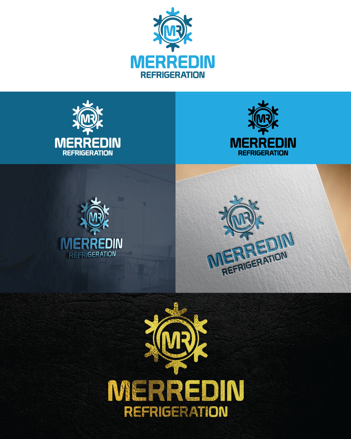 Logo Design by Infinity for Merredin refrigeration  | Design #11207744