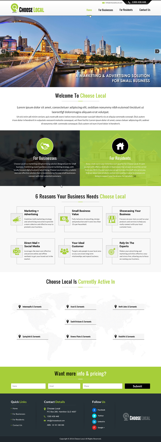 Web Design par Sbss pour Volat Enterprises | Design #11179743