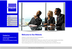 Web Design by Latest Design Ideas for Intagrate | Design: #2306895