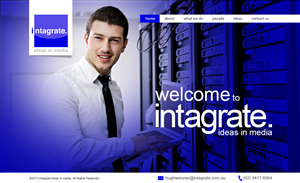Web Design by Latest Design Ideas for Intagrate | Design: #2307190