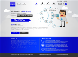 Web Design by adam designs for Intagrate | Design: #2302349