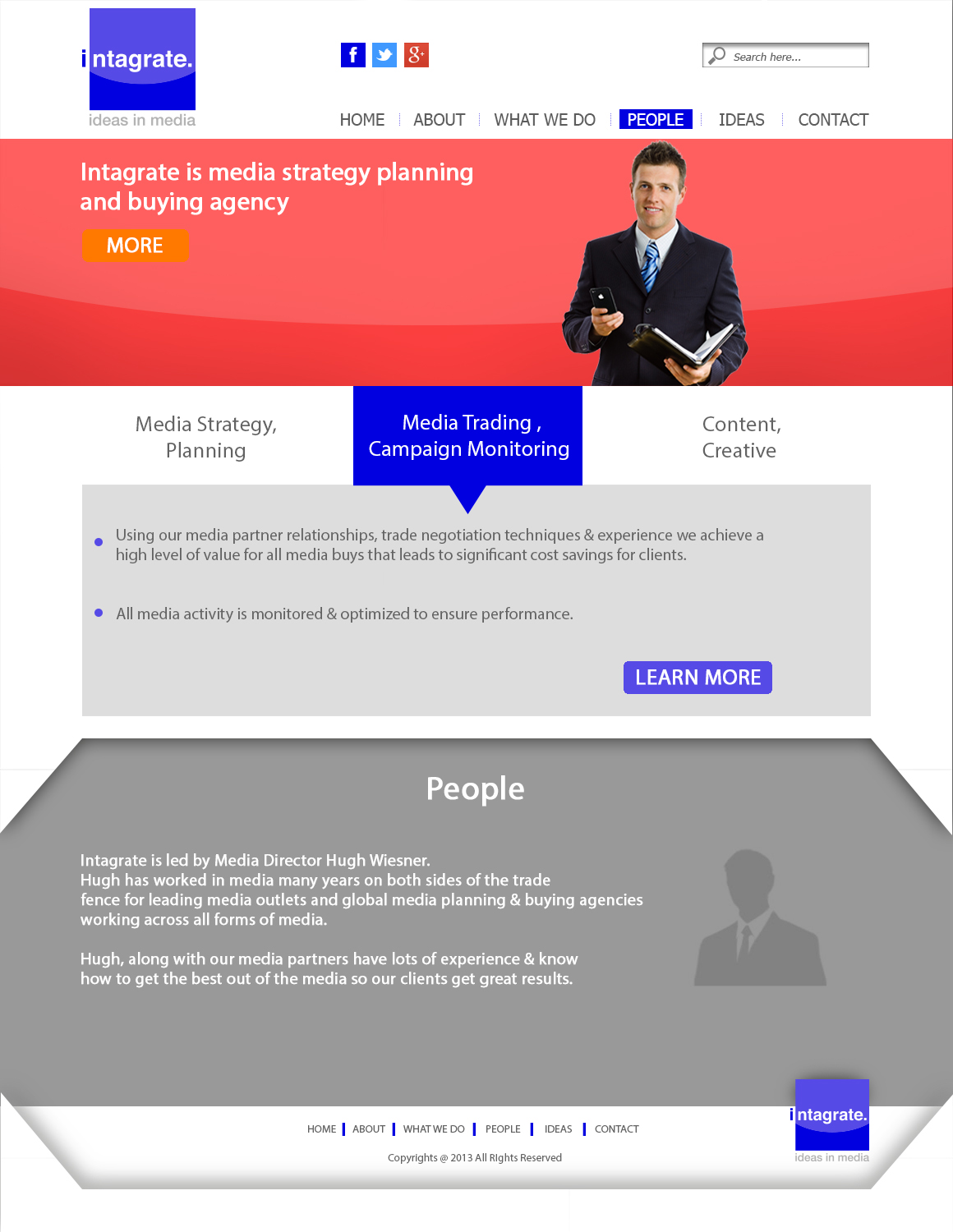 Web Design by NC-17 for Intagrate | Design #2306153