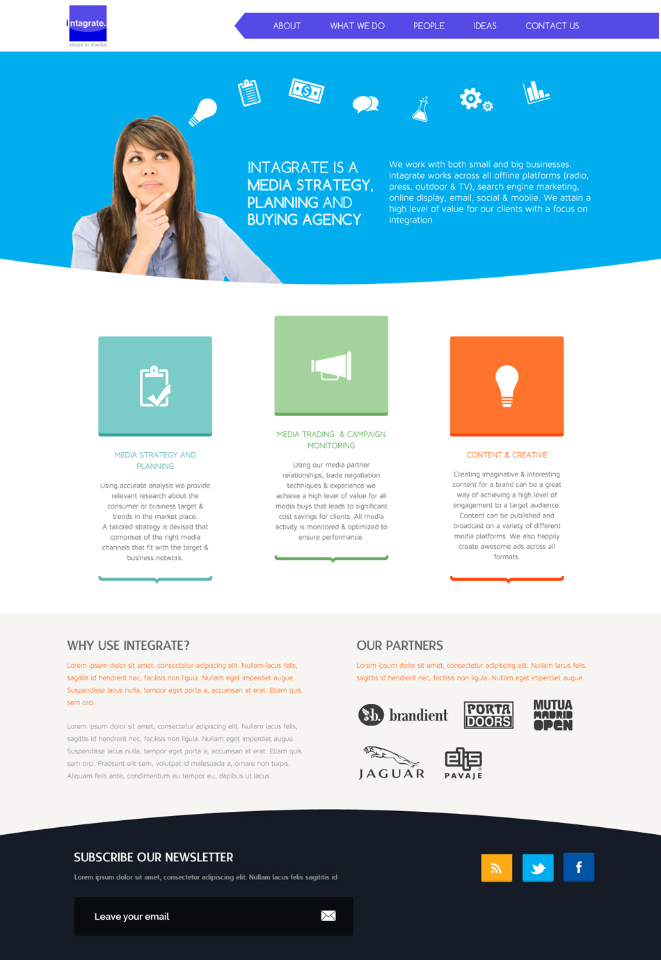 Web Design by Lauren for Intagrate | Design #2300020