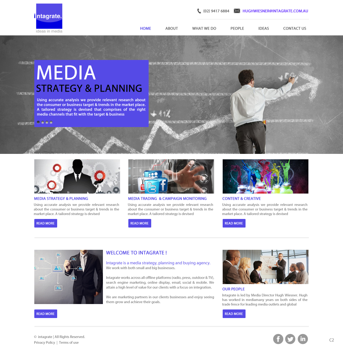 Web Design by pb for Intagrate | Design #2300554