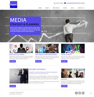 Web Design by pb for Intagrate | Design: #2300554
