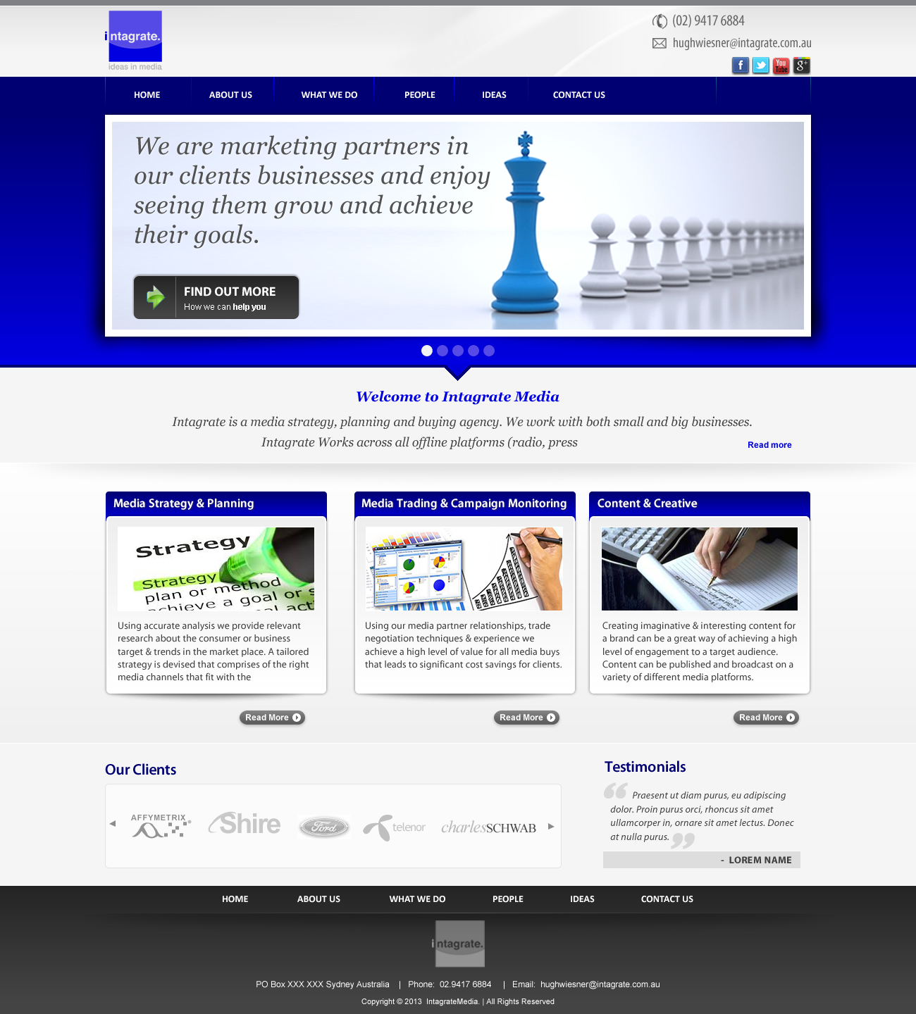 Web Design by Sbss for Intagrate | Design: #2310815