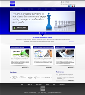 Web Design by Sbss for Intagrate | Design: #2310815