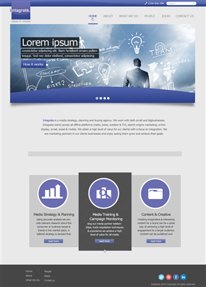 Web Design by JM for Intagrate | Design: #2301019