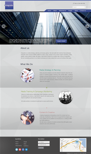 Web Design by JM for Intagrate | Design: #2301837