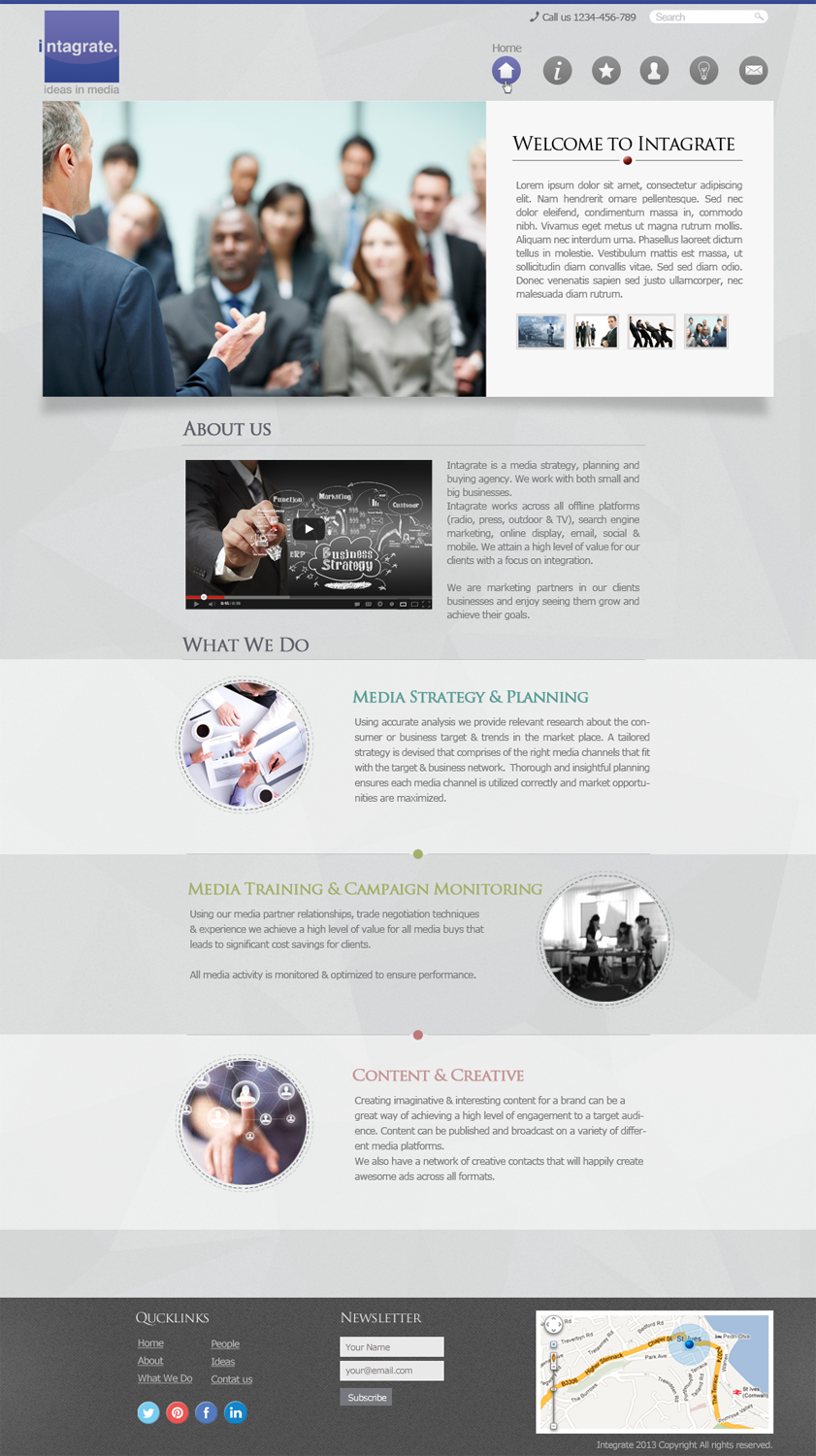Web Design by JM for Intagrate | Design #2302358