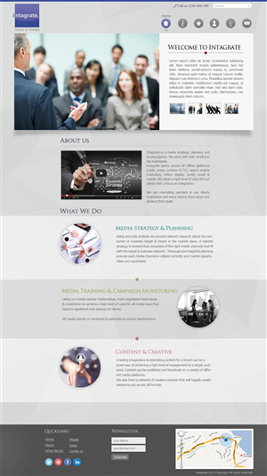 Web Design by JM for Intagrate | Design: #2302358