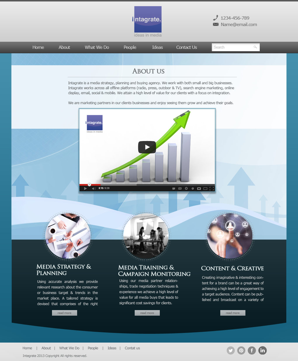 Web Design by JM for Intagrate | Design #2305442