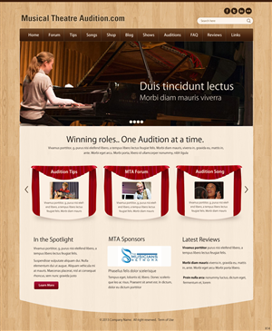 Wordpress Design by pb for this project | Design: #2318963