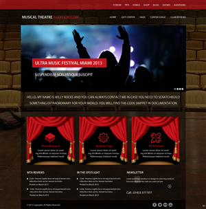 Wordpress Design by pb for this project | Design: #2327928