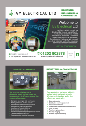 Flyer-Design von rkailas für Ivy Electrical | Design: #11195120