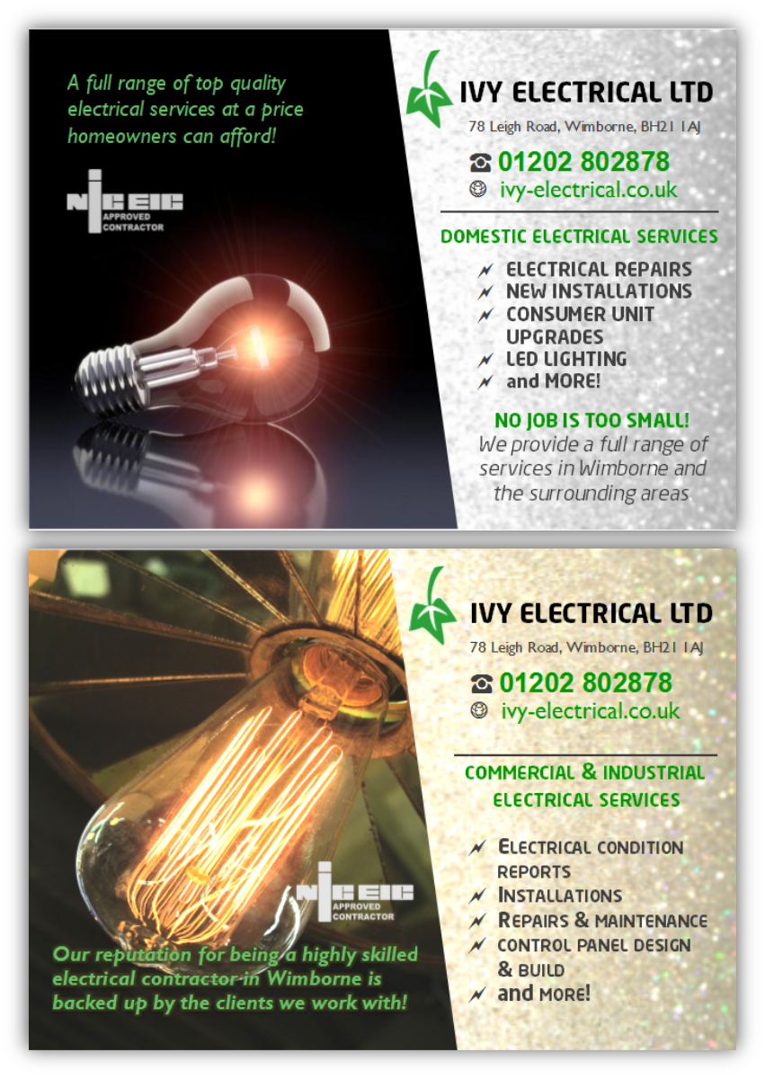 Flyer-Design von citygirl17 für Ivy Electrical | Design #11203600