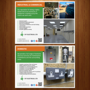Design de Flyer par VEGA-Designs pour Ivy Electrical | Design #11187980