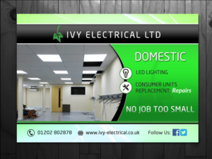 Diseño de Flyer por innovative earth para Ivy Electrical | Diseño: #11177559