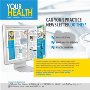 Ad for GP newsletter service | Werbe-Design von san011