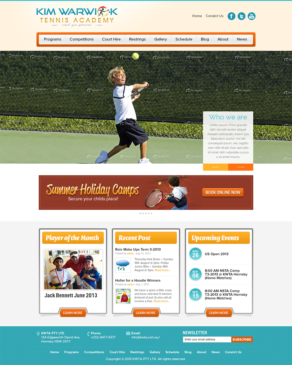 Wordpress Design by Mayank Patel for this project | Design #2344746