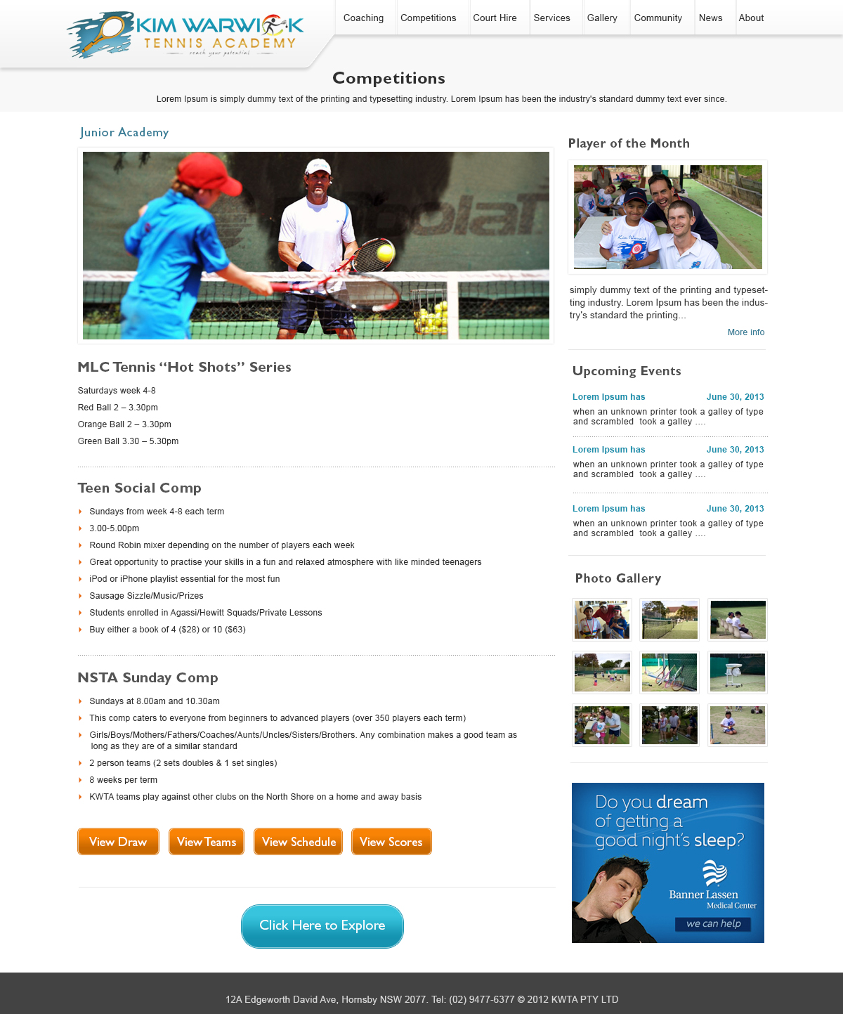 Modern Bold Court Wordpress Design For A Company By Webxvision