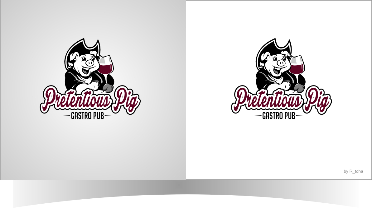 Logo Design by r-toha for The Pretentious Pig Gastropub | Design #11179290