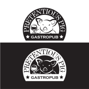 Logo Design by J S L M for The Pretentious Pig Gastropub | Design: #11167017