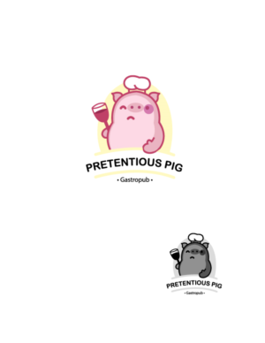 Diseño de Logo por Mariam.k para The Pretentious Pig Gastropub | Diseño #11213321