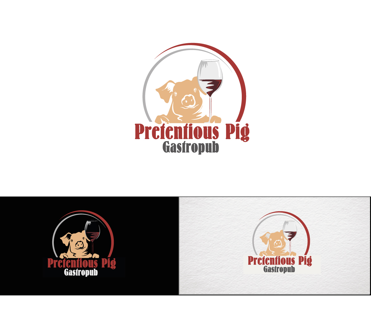 Design de Logo par e-graphics pour The Pretentious Pig Gastropub | Design #11176810