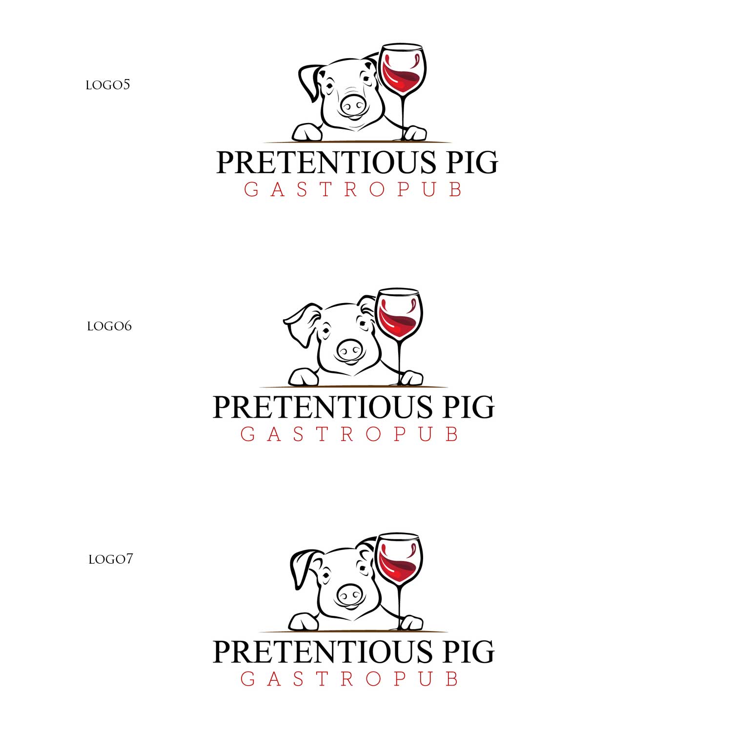 Design de Logo par designkick83 pour The Pretentious Pig Gastropub | Design : #11290760