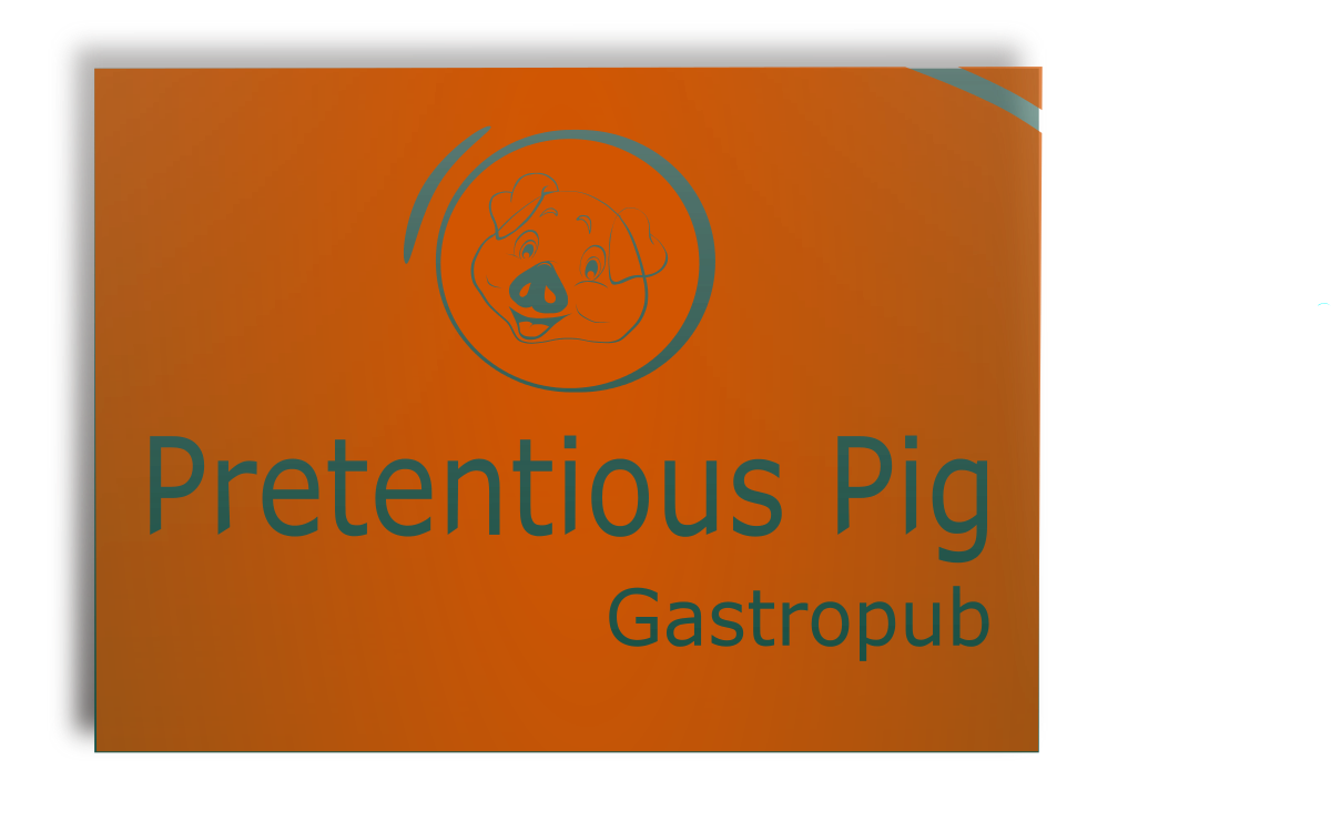 Diseño de Logo por Pebe para The Pretentious Pig Gastropub | Diseño #11211704