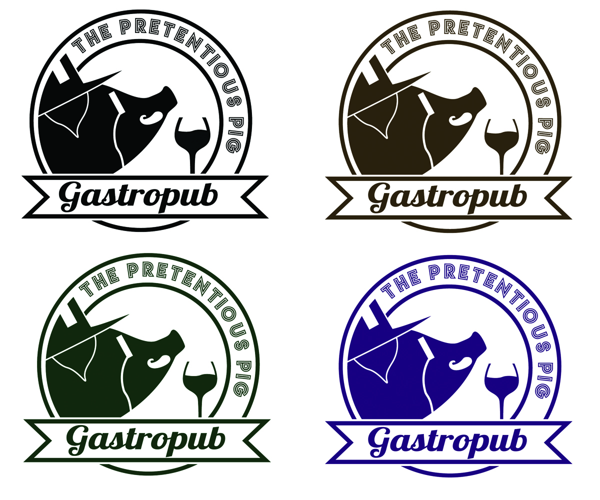 Design de Logo par thir pour The Pretentious Pig Gastropub | Design #11187628
