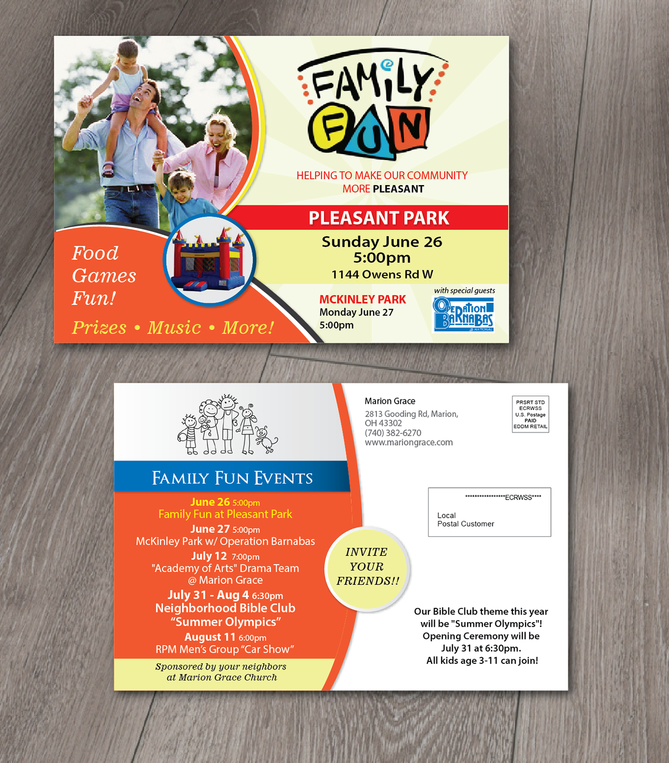 Postcard Design by alex989 for this project | Design #11200172