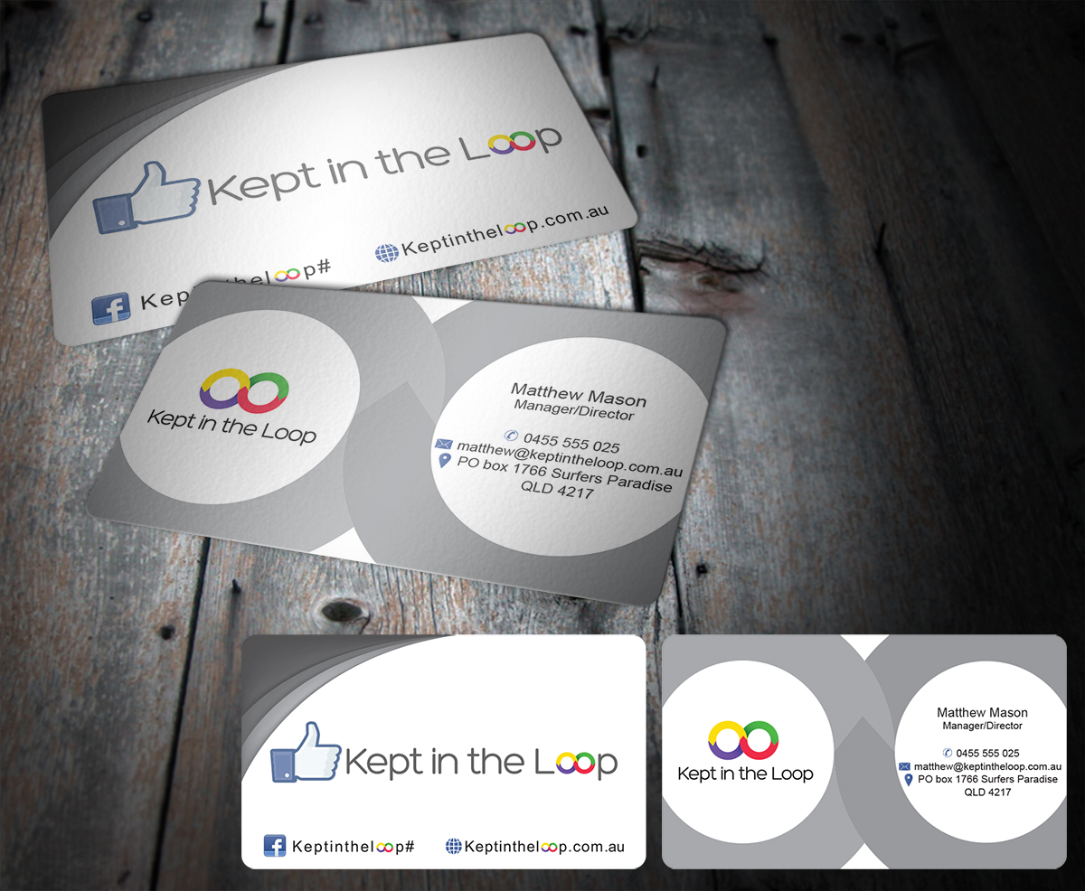 Business Card Design by MT for Kept in the Loop | Design #2325017