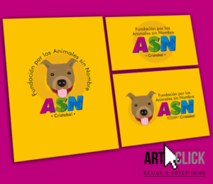 Logo Design by Art Click for Fundación por los Animales sin Nombre | Design: #11189559