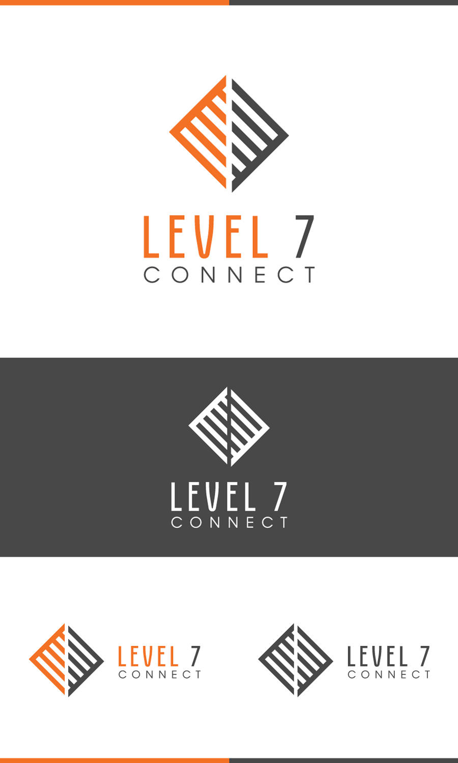 Diseño de Logo por Cut N Cue Media Solutions para level 7 connect | Diseño #11237301