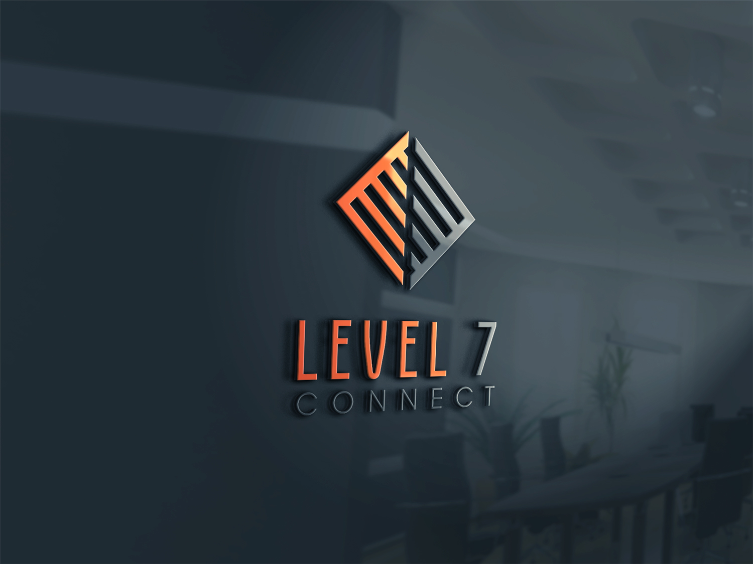 Logo Design by Cut N Cue Media Solutions for level 7 connect | Design #11237302