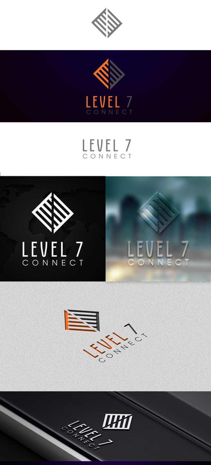 Logo-Design von Cut N Cue Media Solutions für level 7 connect | Design #11237303