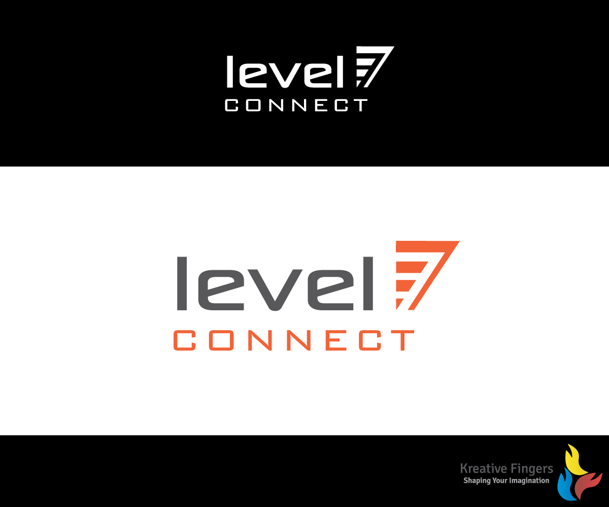 Logo Design by Kreative Fingers for level 7 connect | Design #11180773