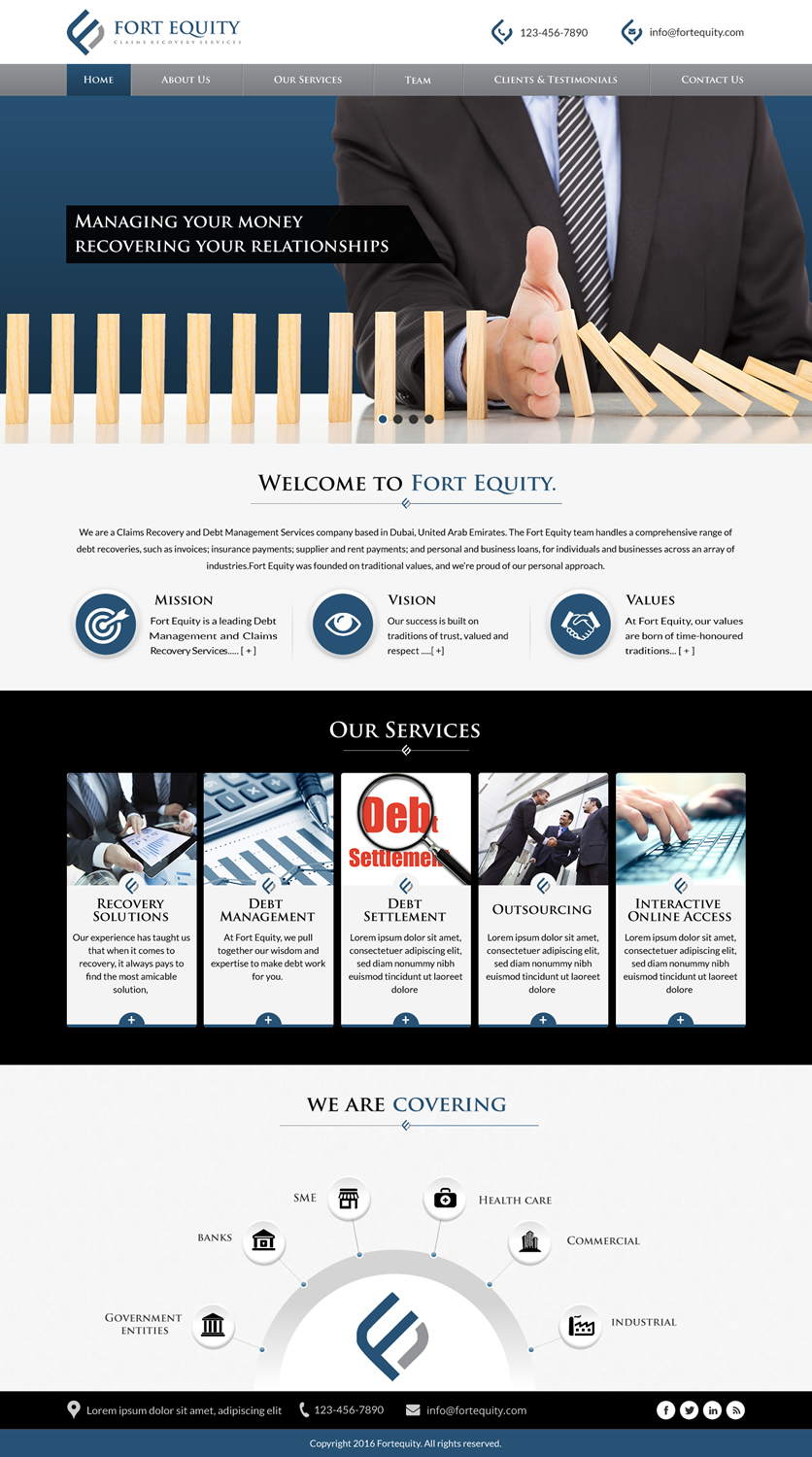 Web Design by Sbss for this project | Design #11292122