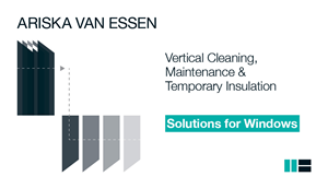 Business Card Design by Jano for Ariska Van Essen. Vertical Blind Cleaning, Repairs and Temporary Insulation Solutions for Windows. | Design #2307716