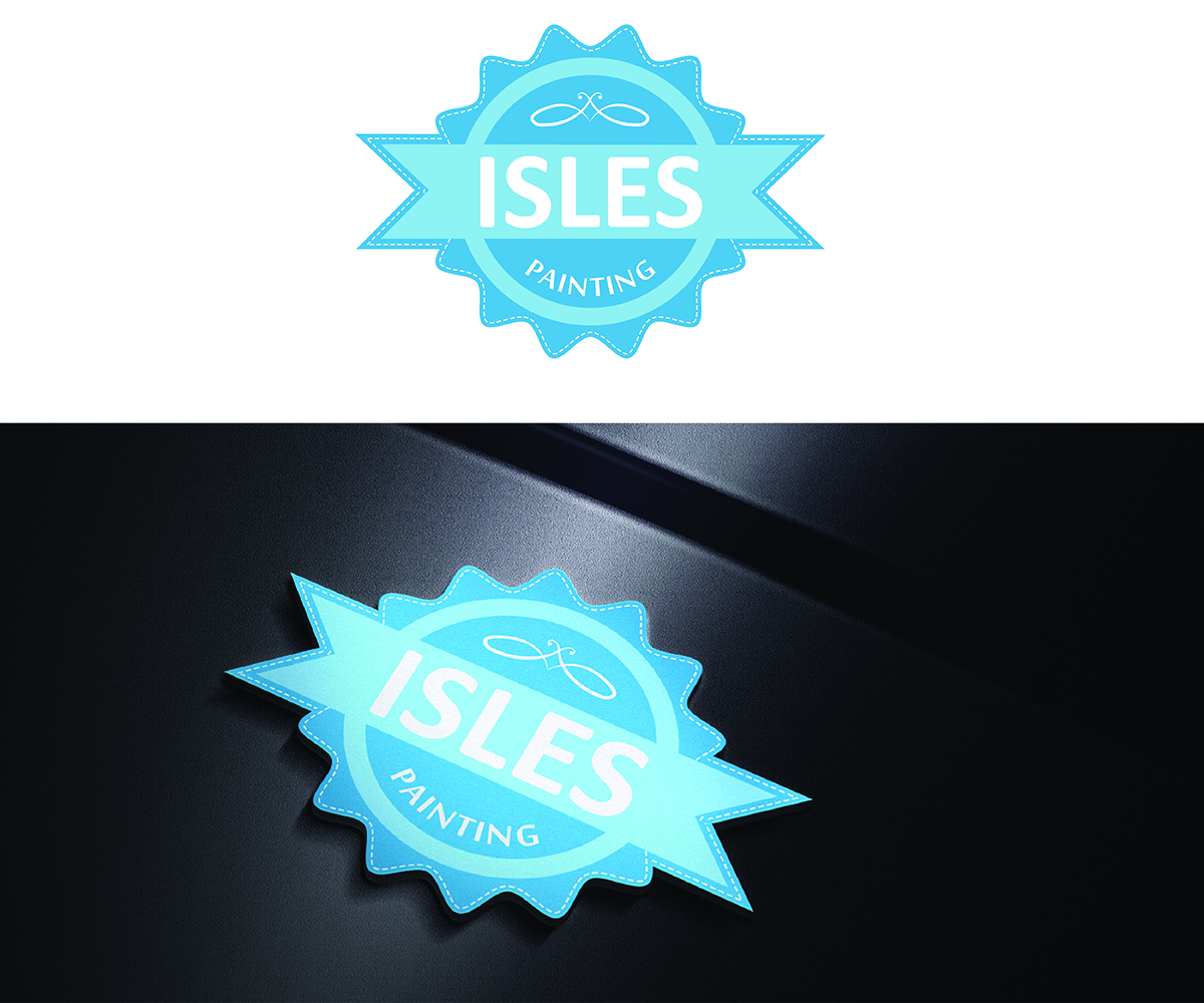 Diseño de Logo por eMARK para Isles Painting LLC | Diseño #11181165
