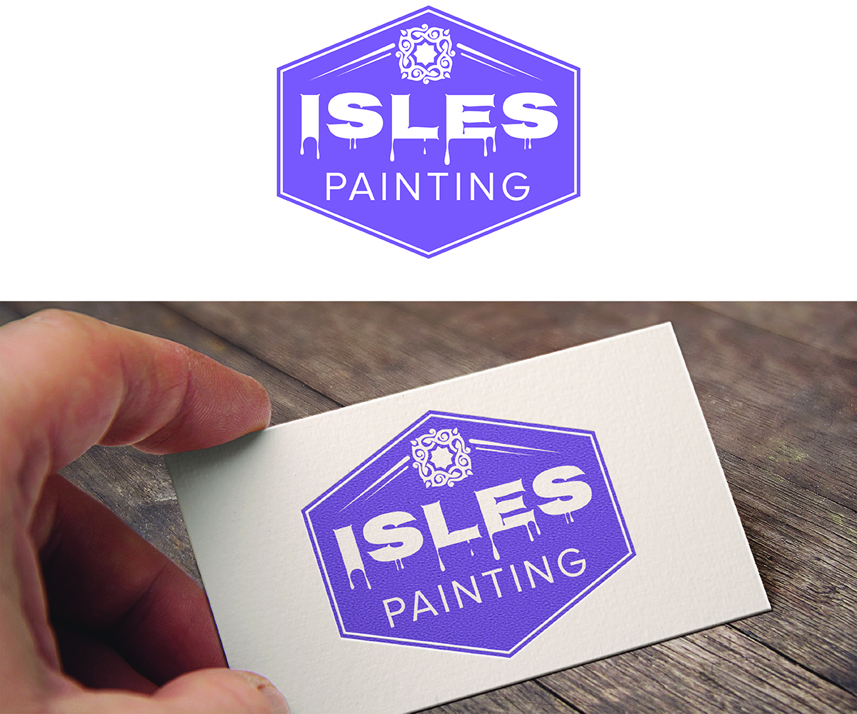 Diseño de Logo por eMARK para Isles Painting LLC | Diseño #11181220