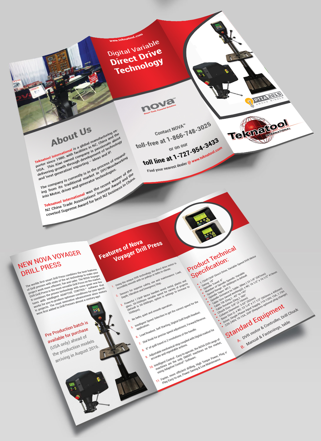 Flyer Design by SAI DESIGNS for Teknatool USA Inc  | Design #11201957
